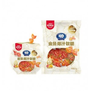 爆汁水果味夹心软糖